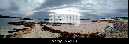 Arisaig Back Of Keppoch Loch Nan Ceall Eilean Ighe Süden Morar Schottland UK Europe Stockfoto