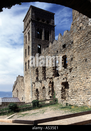 Sant Pere de Rodes, Kloster, anschließend Stockfoto