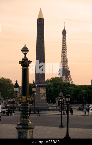 Place De La Concorde Paris Frankreich Stockfoto