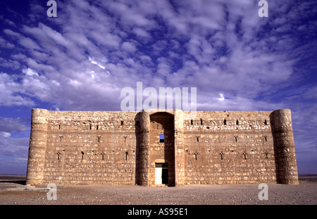Qasr Al Kharanah ein Fort in der Wüste im Azraq Jordan Stockfoto