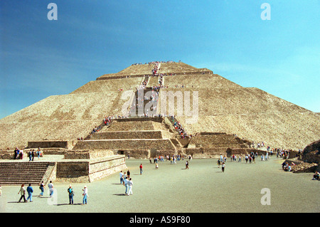 Pyramide des Mondes Teotihuacan Mexiko Stockfoto