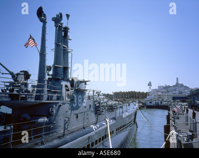 ZWEITEN Weltkrieg amerikanische u-Boot USS Pampanito Stockfoto