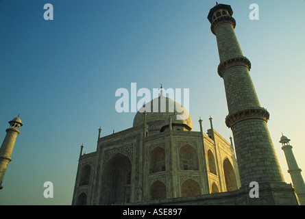 Indien Agra Taj Mahal am frühen Morgen Stockfoto