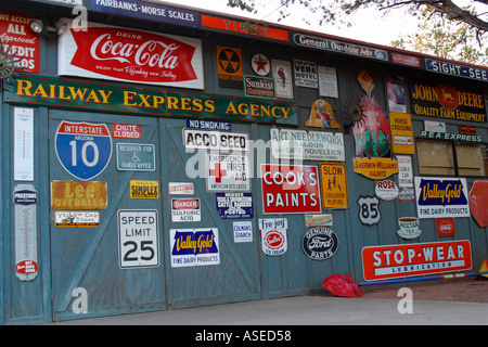 Road Signs Gallup, New mexico Stockfoto
