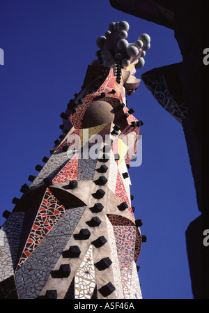 Kathedrale Sagrada Familia Antoni Gaudi Detail Barcelona Spanien Stockfoto