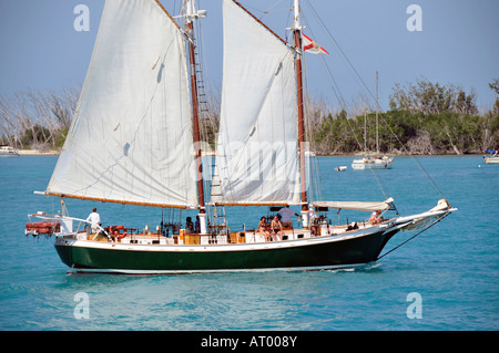 Key West Florida Tall Ship Segelboote Kreuzfahrt Hafen Stockfoto