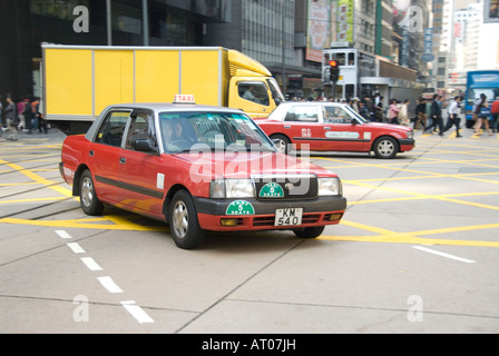 Hong Kong-Szenen von der Straße Stockfoto