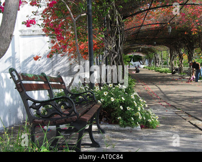 Paseo Esteban Huertas, Las Bovedas, alten Viertel, Panama-Stadt, Republik von Panama, Mittelamerika Stockfoto