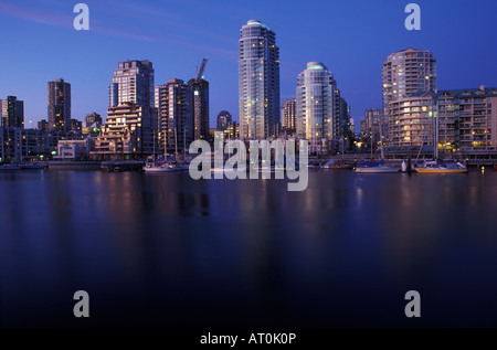 False Creek, Vancouver, BC, Kanada. Stockfoto