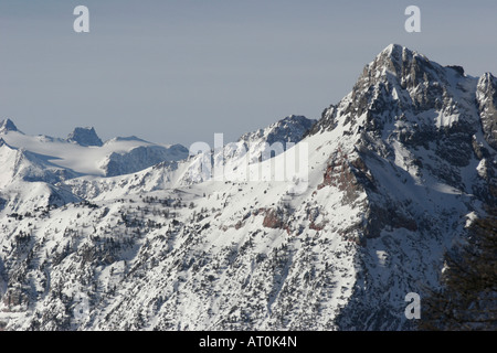 Punta Melmise in Bardonecchia während der Winterferien Stockfoto