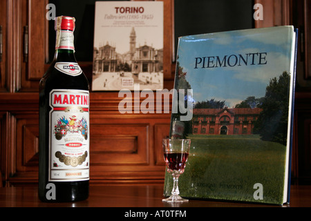 Typische Schnaps von Piemonte Stockfoto