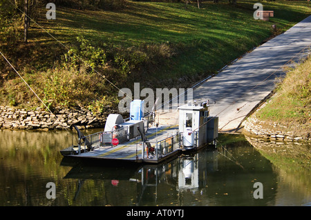 Green River Autofähre in Kentucky Mammoth Cave National Park Stockfoto