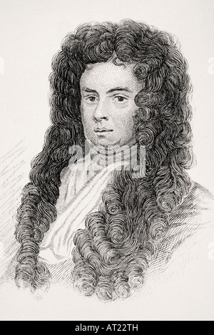 John Somers, 1. Baron Somers, 1651 bis 1716. Herr Hoher Bundeskanzler von England unter König Wilhelm III. Stockfoto