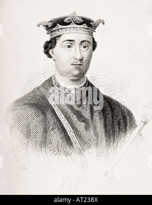 Heinrich II., 1133-1189. König von England. Stockfoto