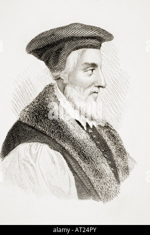 Bischof Hugh Latimer, 1485 - 1555. Englischer Prediger und Märtyrer. Stockfoto