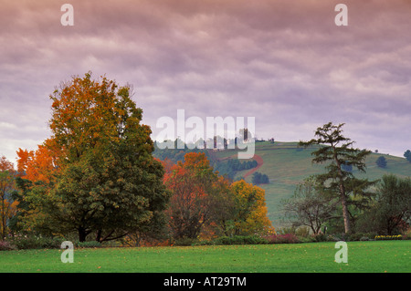 Blick von Westen vorderen Monticello Charlottesville Virginia USA Stockfoto