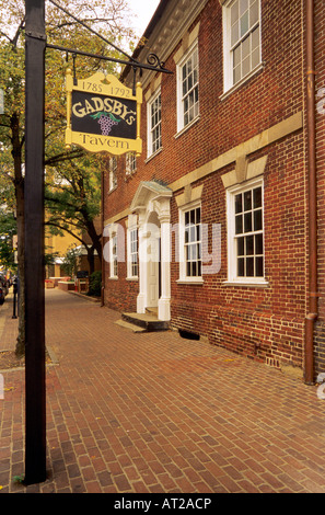 Gadsbys Taverne Alexandria Virginia USA Stockfoto