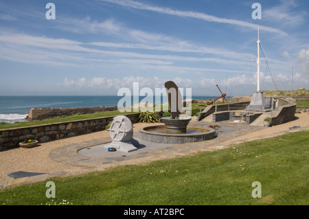 Irland County Wexford Kilmore Quay Gedenkgarten für die auf See verloren Stockfoto