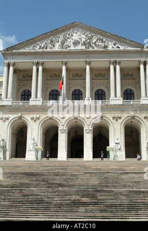 Palacio de Sao Bento in Estrela Bezirk und Schritte Lissabon Stockfoto