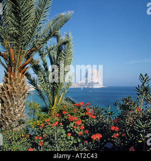 Calpe Costa Blanca Alicante Provinz Spanien Peñon de Ifach Stockfoto