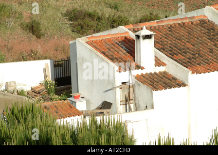 Nachmittagssonne im Dorf Budens in der Algarve-Portugal Stockfoto