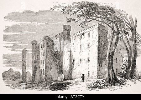 Dangan Castle, County Meath, Irland. Das Elternhaus von Feldmarschall Arthur Wellesley, 1. Duke of Wellington. Stockfoto
