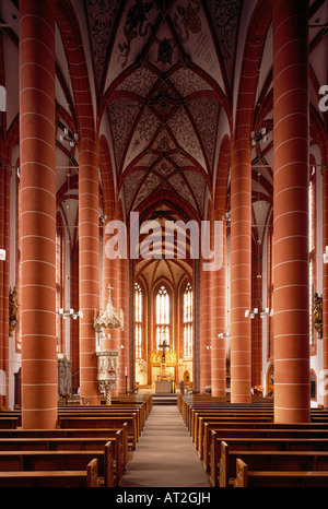 St. Wendel, Basilika St. Wendelin (Wendalinusbasilika), Blick Nach Osten Stockfoto