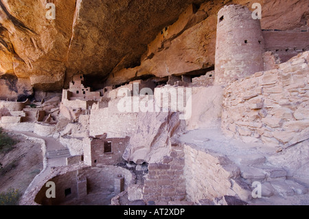 Cliff Palace Wohnung Mesa Verde Nationalpark Colorado USA September 2007 Stockfoto