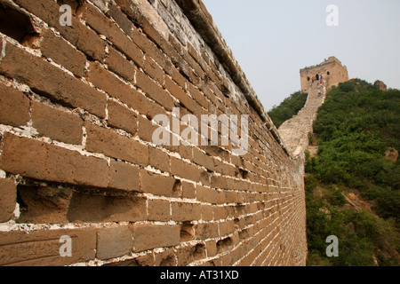 Die Great Wall Of China UNESCO World Heritage Site, gebaut in der Ming-Dynastie in Simatai, in der Nähe von Peking, China Stockfoto