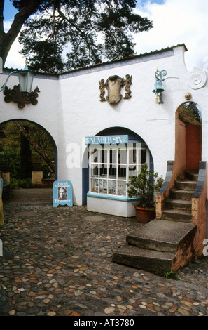 Portmeirion Italianate Dorf Gwynedd Nord UK England Europa Stockfoto