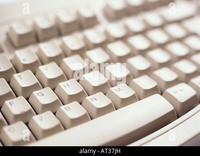 Eine Computer-Tastatur, close-up Stockfoto