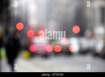 Aus Focus Bild der Oxford Street London nur zur redaktionellen Nutzung Stockfoto