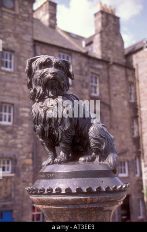 Statue von Greyfriars Bobby Edinburgh Schottland Stockfoto