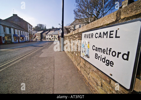 Camelford, Cornwall, Szene Britains schlimmsten Wasser Vergiftung Vorfall im Jahr 1988 Stockfoto