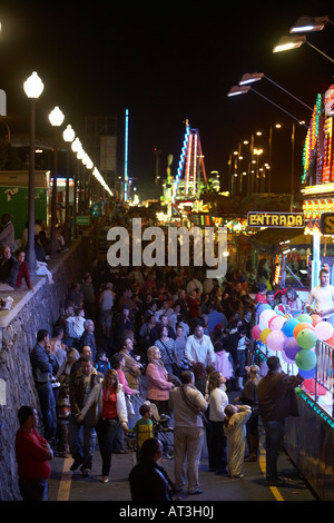 Andrang an den Karneval in Santa Cruz De Tenerife-Kanarische Inseln-Spanien Stockfoto