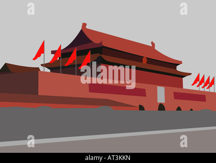 Chinesische Architektur Stockfoto