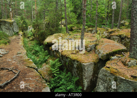 Trollegater in Schweden Stockfoto