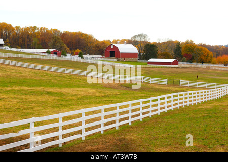 Malerische Murmur Bauernhof in Darlington Maryland Stockfoto