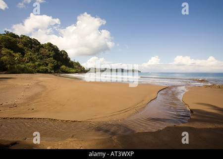 Costa Rica Osa Halbinsel Agujitas Strand Drake Bay Stockfoto