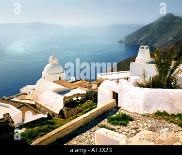 GR - CYCLADES: Thira auf der Insel Santorini Stockfoto