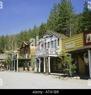 "Geographie / Reisen, USA, Nevada, Incline Village, Ponderosa Ranch Gegend, in der Nähe von Lake Tahoe, Speicherort für TV-Serie"Bonanza" Stockfoto