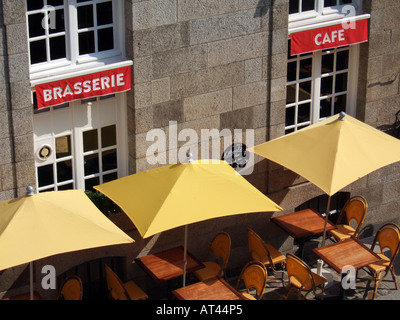 Restaurant, Café, Frankreich - St. Malo Stockfoto