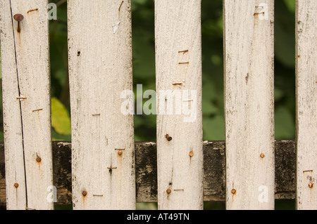 Holz Zaun in Chaing Mai Thailand Stockfoto