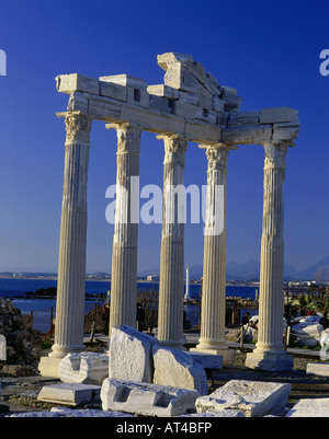 Geographie / Reisen, Türkei, Side, Gebäude, Architektur, Archäologie, Tempel des Apollon aus dem 2. Jahrhundert n. Chr., Ruine, Ruinen, ein Stockfoto