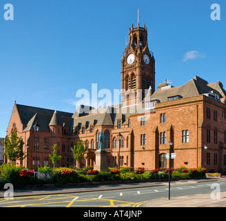 Sandstein Rathaus, Furness, Cumbria UK Stockfoto