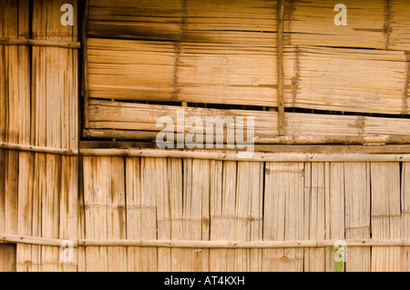 Bambushütte in einem Karen Bergvolk Dorf Doi Inthanon Nationalpark Thailand Stockfoto