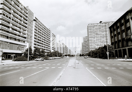 Dokumentarfilm Reisen Fotografie - Kalter Krieg street scene im Osten von Berlin während des kalten Krieges im Osten Europas. Reportage Stille Stockfoto