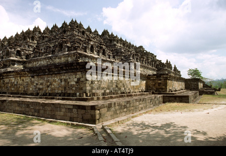 Indonesien Java Borobudur größte buddhistische Tempel in Indonesien Stockfoto