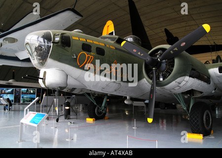 Boeing B - 17G Flying Fortress auf dem Display. Stockfoto