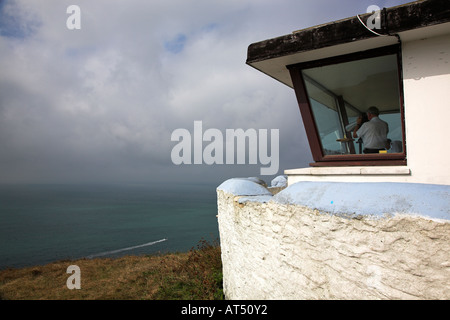 Küstenwache Station Suche, jetzt besetzt durch die National Coastwatch Institution im St Aldhelm Kopf Isle of Purbeck Dorset 2006 Stockfoto